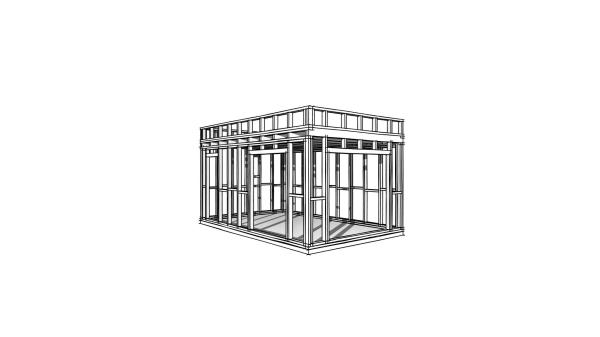 Konstrukce s rovnou střechou