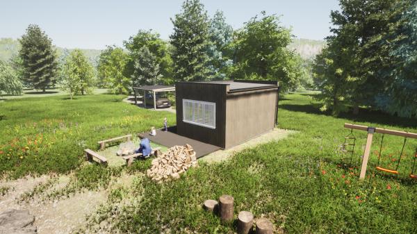 Konstrukce s rovnou střechou