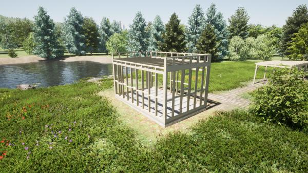 Konstrukce s rovnou střechou