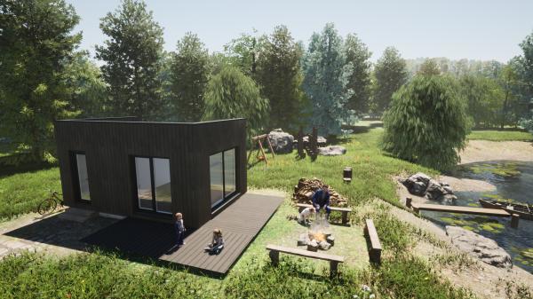 Konstrukce s rovnou střechou